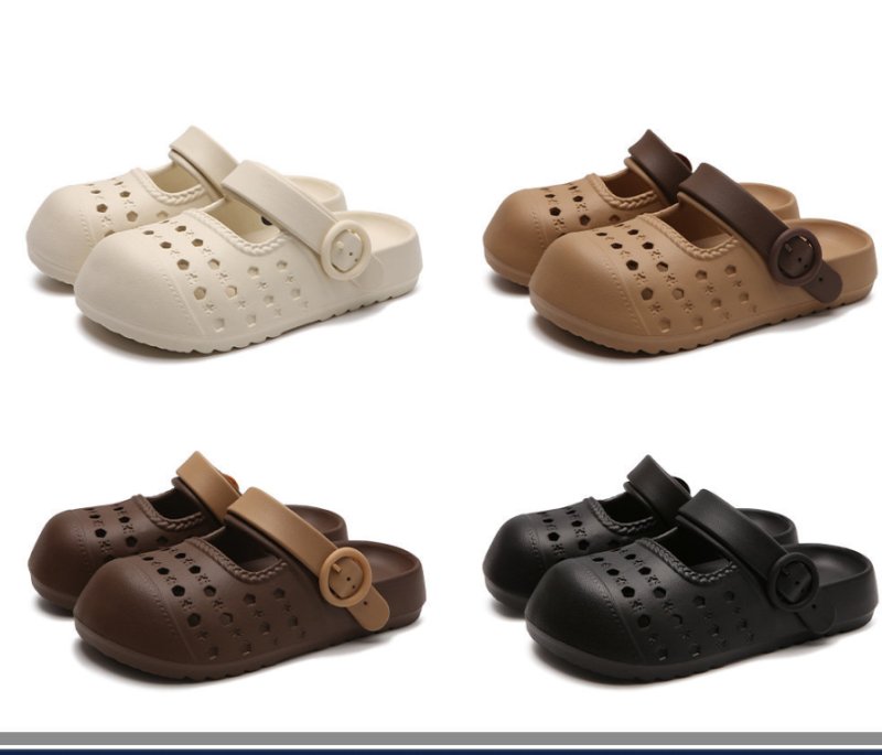 画像5: Arched Back Strap Mary Jane Sandal Slippers アーチ型バックストラップメリージェーンサンダルスリッパシャワー  スリッパビーチサンダル (5)