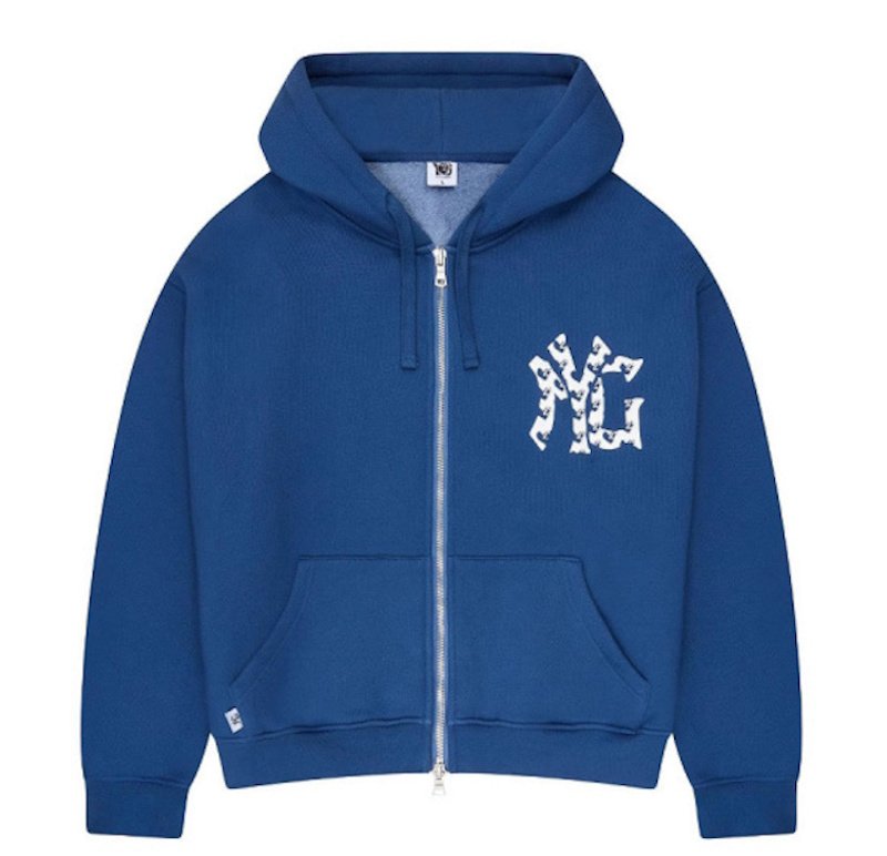 画像1: Monogram logo print zip-up pants set　ユニセックス 男女兼用 モノグラムロゴプリント  セットアップ ジップアップジャケット ＆パンツ上下セット (1)