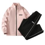 画像4:  Men & Women NASA logo zip-up tracksuit jacket and pants set NASAナサ プリント トラックスーツ セットアップ ユニセックス 男女兼用 ジャケット ＆パンツ上下セット (4)