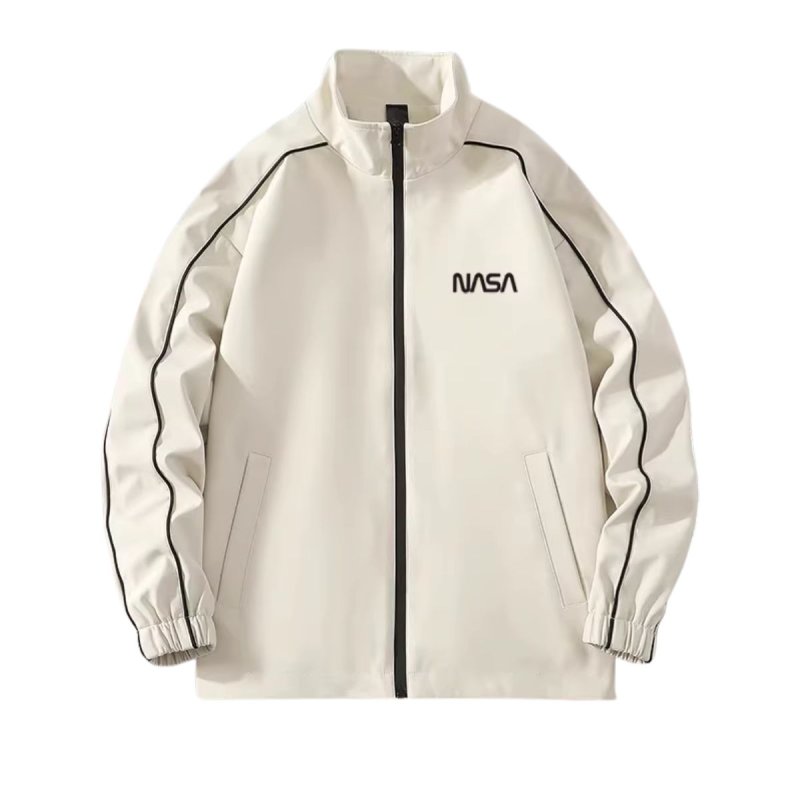 画像5:  Men & Women NASA logo zip-up tracksuit jacket and pants set NASAナサ プリント トラックスーツ セットアップ ユニセックス 男女兼用 ジャケット ＆パンツ上下セット (5)