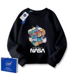 画像5: NASA x Rubik's Cube Print Sweatshirt　ユニセックス男女兼用NASAナサ×ルービックキューブプリントスウェットシャツトレーナー  (5)