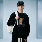 画像7: Unisex Cute bear sweatshirt & pants  Setup  男女兼用ユニセックス キュートベア熊ベアブリック スウェットセットアップ トレーナー＆パンツセット (7)
