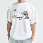画像12: Tom and Jerry Chase short sleeve T-shirt ユニセックス 男女兼用チェイサートムとジェリートム＆ジェリー半袖Tシャツ (12)
