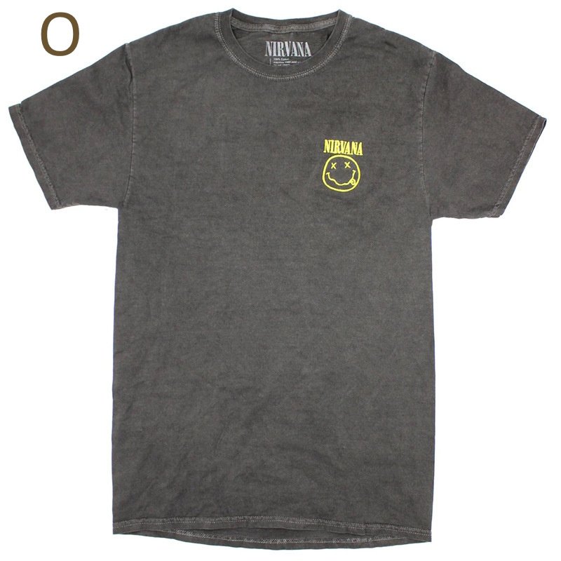 画像16: Nirvana Vintage Style Tour Short Sleeve T-Shirt ニルヴァーナヴィンテージスタイルツアー プリントラウンドネック Tシャツ ユニセックス 男女兼用 古着風  バンドT (16)