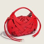 画像11: Hollow-out Decorated Bird's Nest Bag tote shoulder bag 　編み込みメッシュバードネットレザートートショルダーバッグ (11)