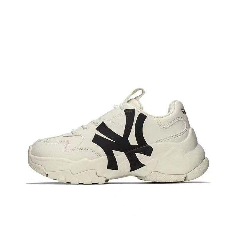 画像11: MLB NY New York Yankees Monogram Logo Bigball Chunky Sneaker エムルビー ユニセックス NY ニューヨークヤンキース 厚底 ベースボール ロゴ スニーカー (11)