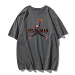 画像3: Spider-Man x Basketball Print Short Sleeve T-Shirt  　ユニセックス 男女兼用スパイダーマン×バスケットボールプリント 半袖 Tシャツ (3)