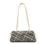 画像2: Checkered Horizontal Tote Shoulder Underarm Bag　チェック柄スタイリッシュ横長トートショルダーアンダーアームバッグ (2)