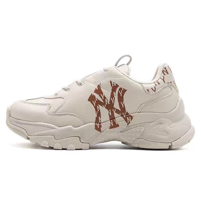 画像3: MLB NY New York Yankees Monogram Logo Bigball Chunky Sneaker エムルビー ユニセックス NY ニューヨークヤンキース 厚底 ベースボール ロゴ スニーカー (3)