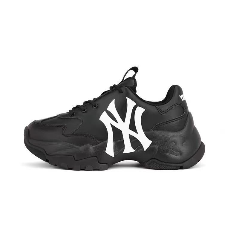 画像6: MLB NY New York Yankees Monogram Logo Bigball Chunky Sneaker エムルビー ユニセックス NY ニューヨークヤンキース 厚底 ベースボール ロゴ スニーカー (6)