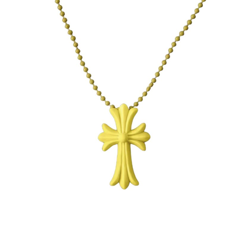 画像3: Cross PVC necklace ユニセックス 男女兼用 十字架 クロス シリコン ラバー PVC ネックレス (3)