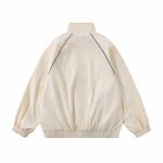 画像7: 3-Line Stand Collar Zip-Up Tracksuit  jacket and pants set 　3ラインスタンドカラージップアップ トラックスーツ セットアップ ユニセックス 男女兼用 ジャケット ＆パンツ上下セット (7)