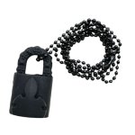 画像2: Padlock Flerknee Sllcn Padlock PVC necklace ユニセックス 男女兼用 パドロック 南京錠 フレアニー ラバー シリコン ネックレス (2)
