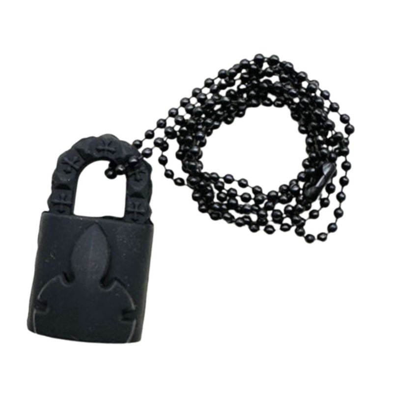 画像2: Padlock Flerknee Sllcn Padlock PVC necklace ユニセックス 男女兼用 パドロック 南京錠 フレアニー ラバー シリコン ネックレス (2)