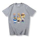 画像3: Sporty Teddy Bear  Print Short Sleeve T-Shirt  　ユニセックス 男女兼用スポーツテイストテディーベアプリント 半袖 Tシャツ (3)