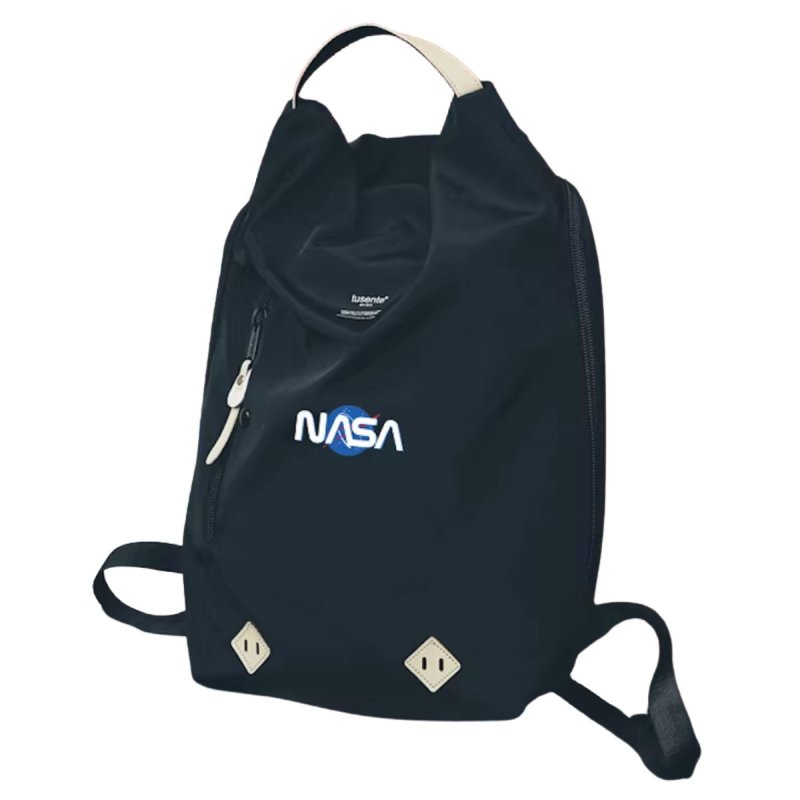 画像2: NASA  Print Backpack Tote shoulder bag ユニセックス男女兼用NASAナサプリント バックパックリュックトート ショルダーバッグ (2)