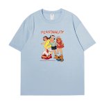 画像10: Unisex  American nostalgic PERSONALITY Logo pop girl & boyT-shirt  男女兼用 ユニセックス アメリカンノスタルジックポップガール＆ボーイ Tシャツ (10)