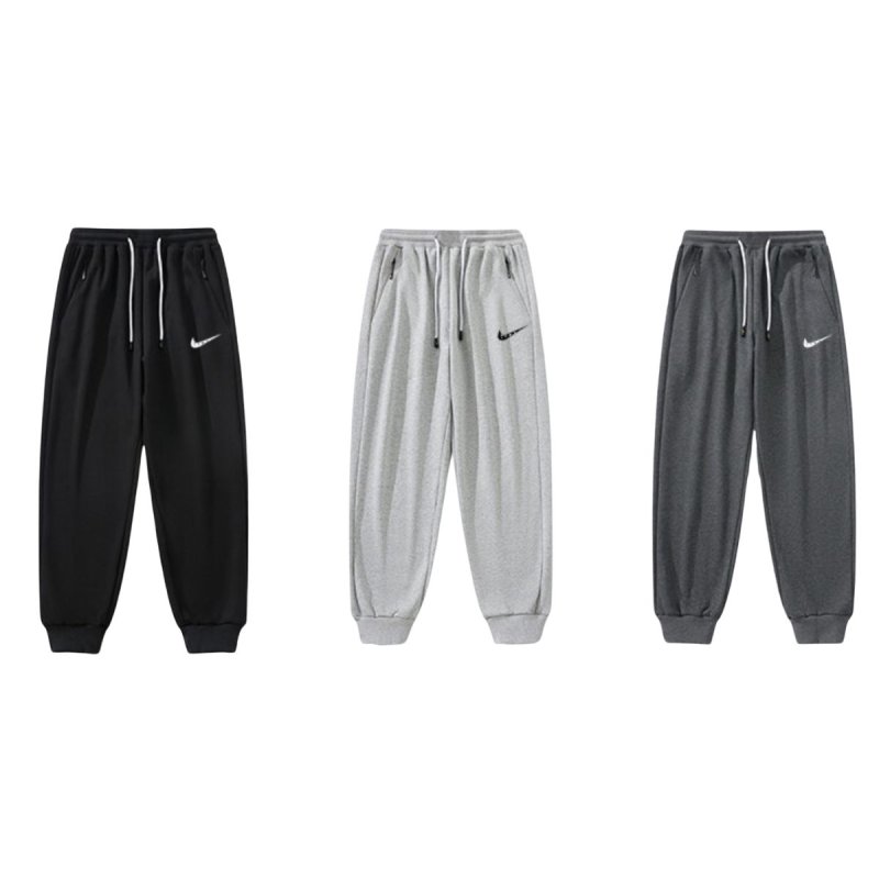 画像4: 24 Broken swoosh Parody Sweat Pants NK ブロークン スウォッシュ スウェット パンツ  男女兼用 ユニセックス ジョガーパンツ 裾絞りタイプ (4)