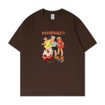 画像8: Unisex  American nostalgic PERSONALITY Logo pop girl & boyT-shirt  男女兼用 ユニセックス アメリカンノスタルジックポップガール＆ボーイ Tシャツ (8)