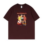 画像7: Unisex  American nostalgic PERSONALITY Logo pop girl & boyT-shirt  男女兼用 ユニセックス アメリカンノスタルジックポップガール＆ボーイ Tシャツ (7)
