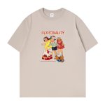 画像9: Unisex  American nostalgic PERSONALITY Logo pop girl & boyT-shirt  男女兼用 ユニセックス アメリカンノスタルジックポップガール＆ボーイ Tシャツ (9)