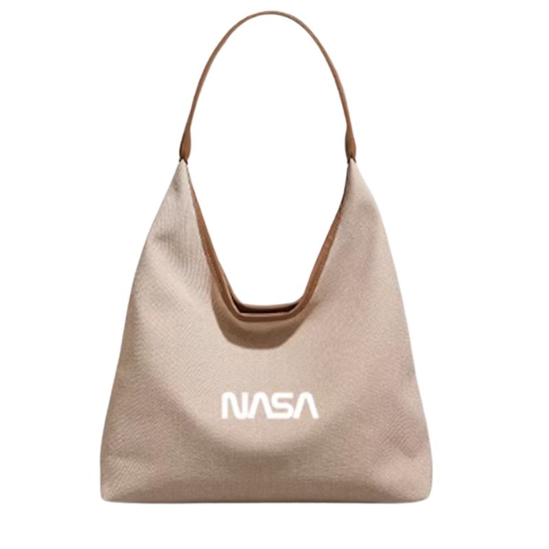 画像1: NASA x One-Shoulder Large Capacity Tote Shoulder Underarm Bag　 NASAナサ×ワンショルダーラージキャパシティートートショルダーアンダーアームバッグ (1)