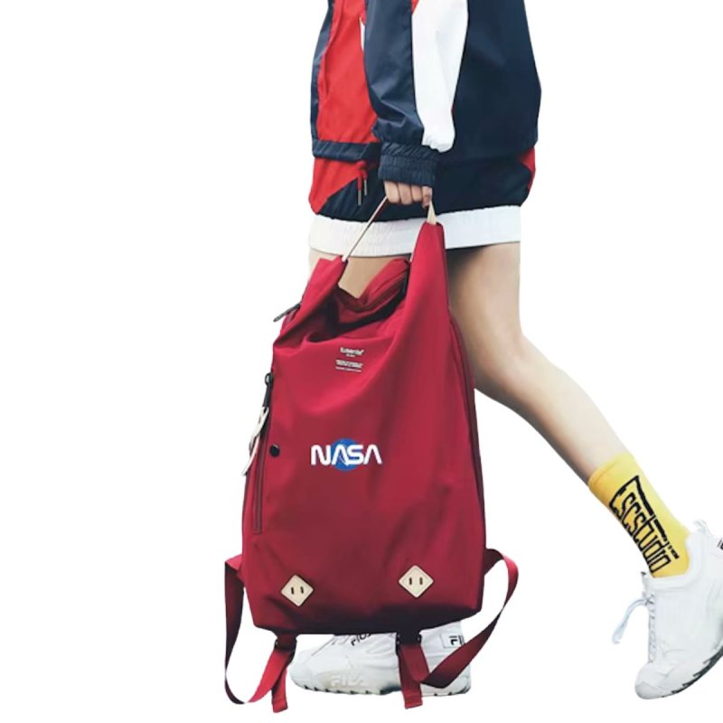 画像4: NASA  Print Backpack Tote shoulder bag ユニセックス男女兼用NASAナサプリント バックパックリュックトート ショルダーバッグ (4)