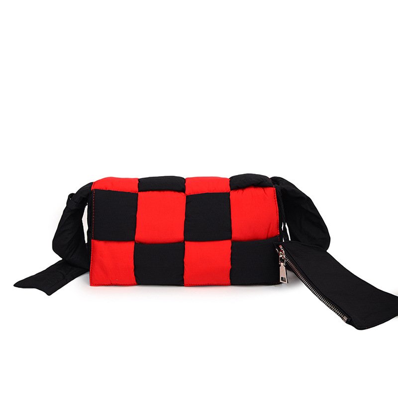 画像10: 21 Quilted padded down cassette bag cross body shoulder bag キルティング 絞り ペディング カセット クロスバッグ ショルダートート ポシェット (10)