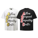 画像5: Unisex Alphabet logo print vintage style T-shirt  男女兼用 ユニセックス アルファベットロゴプリントヴィンテージスタイル半袖 Tシャツ (5)