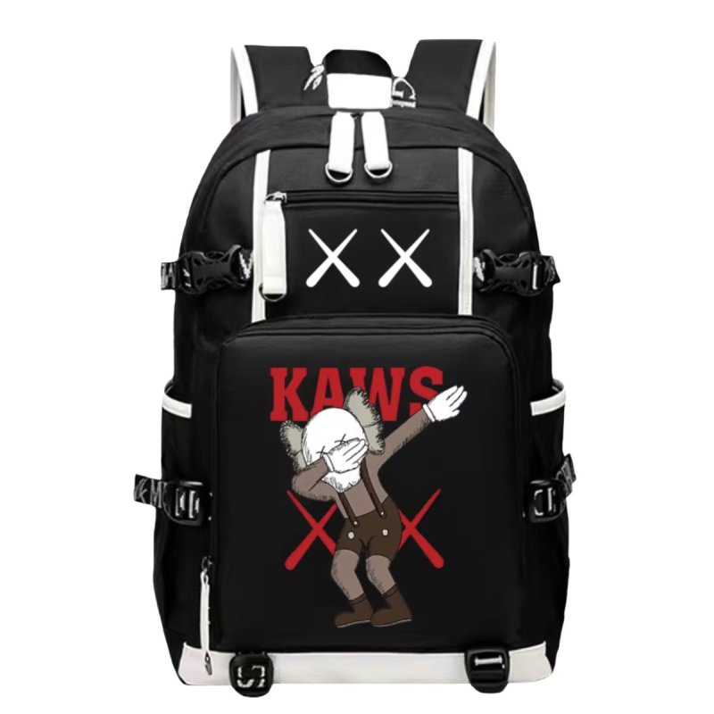 画像5: Kaws Backpack shoulder bag ユニセックスK 男女兼用 カウズ バックパックリュック リュックサック バッグ (5)