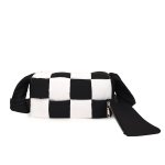 画像9: 21 Quilted padded down cassette bag cross body shoulder bag キルティング 絞り ペディング カセット クロスバッグ ショルダートート ポシェット (9)