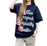 画像6: Unisex Alphabet logo print vintage style T-shirt  男女兼用 ユニセックス アルファベットロゴプリントヴィンテージスタイル半袖 Tシャツ (6)