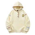 画像2: The Simpsons Bart Simpson Embroidery Hoodie 男女兼用 ユニセックス ザ・シンプソンズ バートシンプソン 刺繍入り オーバーサイズ パーカー (2)