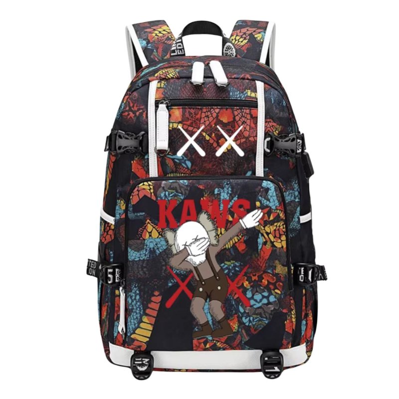 画像2: Kaws Backpack shoulder bag ユニセックスK 男女兼用 カウズ バックパックリュック リュックサック バッグ (2)