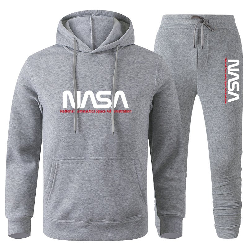 画像2: Unisex NASA Hoodie & Pants Sweat SetJacket and Pants Set　NASAフーディ＆パンツスウェットセットアップ上下  (2)