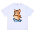 画像2: Unisex Fat Tom and Jerry prints T-shirt  男女兼用 ファットトムとジェリーユニセックスプリント 半袖 Tシャツ (2)