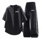 画像4: Unisex NASA Half-Zip 2-Line SetupJacket and Pants Set　NASAハーフジップアップ2ラインセットアップ ジャージ上下 ＆パンツセット (4)