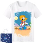 画像1: Unisex Donald Duck and other prints T-shirt  男女兼用 ユニセックスドナルドダック＆アザープリント 半袖 Tシャツ (1)