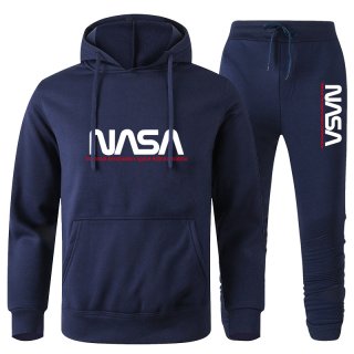 Unisex NASA Half-Zip 2-Line SetupJacket and Pants Set NASAハーフ