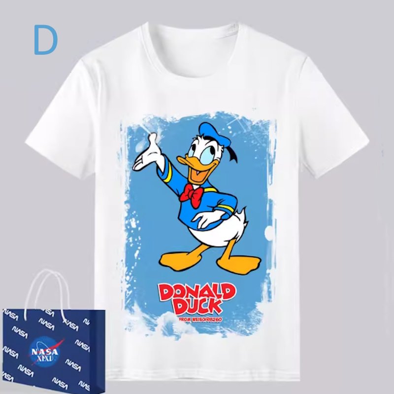 画像5: Unisex Donald Duck and other prints T-shirt  男女兼用 ユニセックスドナルドダック＆アザープリント 半袖 Tシャツ (5)