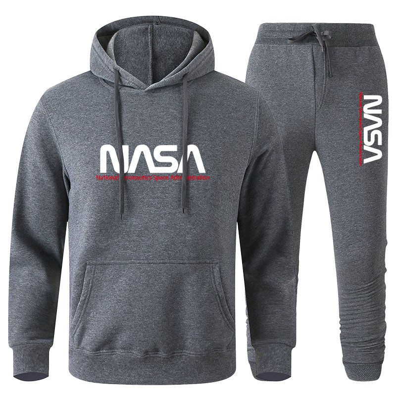 画像3: Unisex NASA Hoodie & Pants Sweat SetJacket and Pants Set　NASAフーディ＆パンツスウェットセットアップ上下  (3)