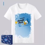 画像10: Unisex Donald Duck and other prints T-shirt  男女兼用 ユニセックスドナルドダック＆アザープリント 半袖 Tシャツ (10)
