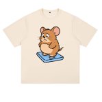 画像3: Unisex Fat Tom and Jerry prints T-shirt  男女兼用 ファットトムとジェリーユニセックスプリント 半袖 Tシャツ (3)