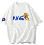 画像5: Unisex NASA x Tom and Jerry prints T-shirt  男女兼用 NASA×トム＆ジェリーユニセックスプリント 半袖 Tシャツ (5)