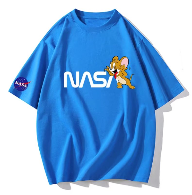画像8: Unisex NASA x Tom and Jerry prints T-shirt  男女兼用 NASA×トム＆ジェリーユニセックスプリント 半袖 Tシャツ (8)