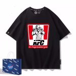 画像1: Unisex Kentucky Fried Chicken x Muscle Fighting Colonel Sanders prints T-shirt  男女兼用 ユニセックスケンタッキー×マッスルカーネル.サンダースプリント 半袖 Tシャツ (1)