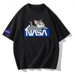 画像2: Unisex NASA x Tom and Jerry prints T-shirt  男女兼用 NASA×トム＆ジェリーユニセックスプリント 半袖 Tシャツ (2)