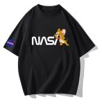 画像6: Unisex NASA x Tom and Jerry prints T-shirt  男女兼用 NASA×トム＆ジェリーユニセックスプリント 半袖 Tシャツ (6)