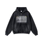 画像4: Bikini Bottom Distressed Vintage Style Hoodie　BIKINI BOTTOMダメージヴィンテージスタイルフーディ スウェット パーカー 男女兼用 ユニセックス (4)