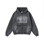 画像2: Bikini Bottom Distressed Vintage Style Hoodie　BIKINI BOTTOMダメージヴィンテージスタイルフーディ スウェット パーカー 男女兼用 ユニセックス (2)